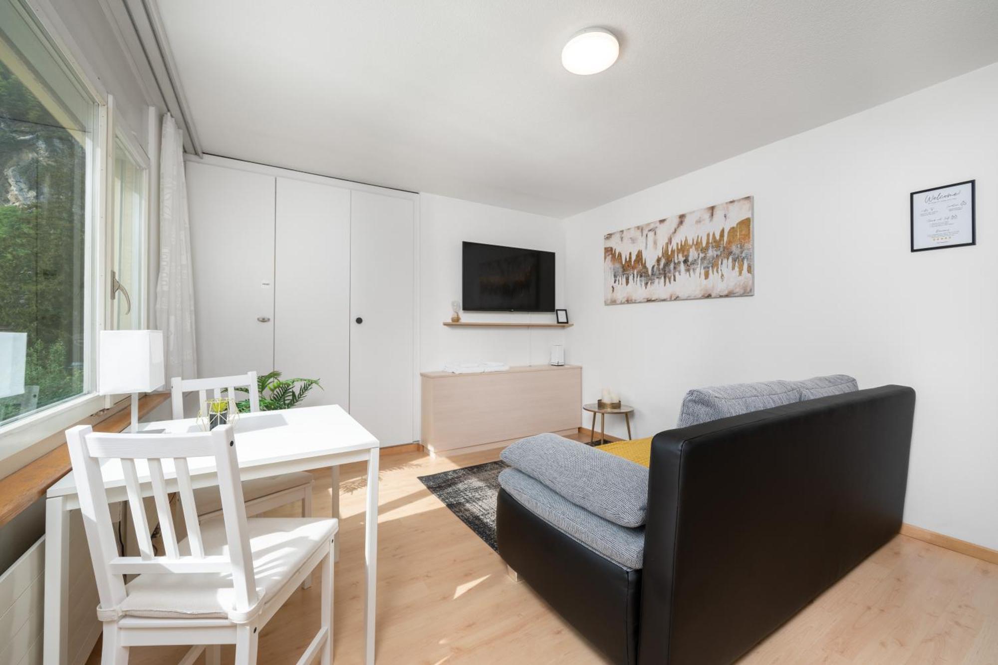 City Studio In Interlaken Mit Parkplatz 外观 照片